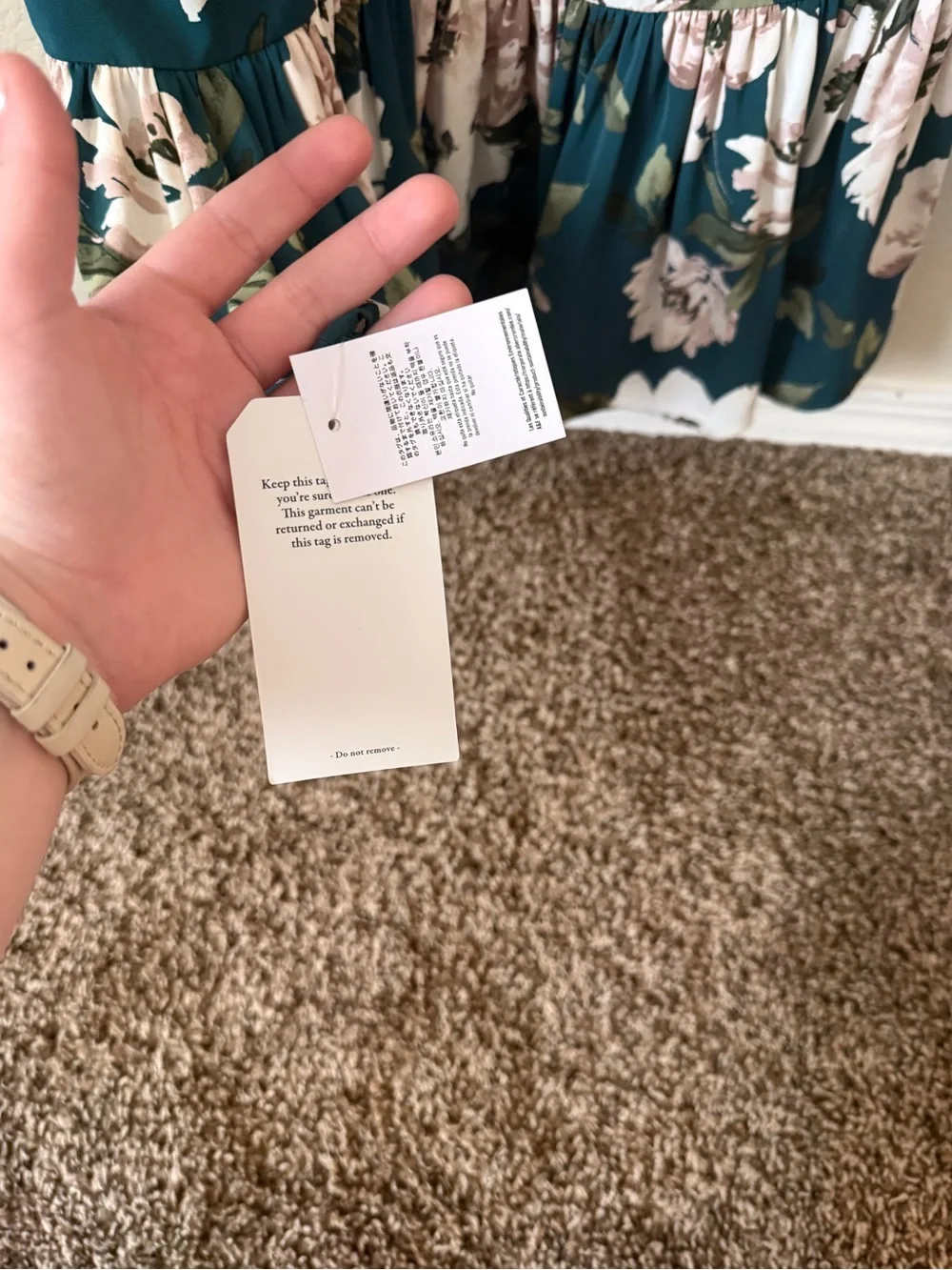 Abercrombie & Fitch Teal Floral Tiered Maxi Dress